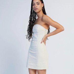 Pacsun LA Hearts Strapless Fit & Flare Mini Dress
